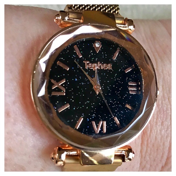 One in Stock top Rated Rose Gold -Black Face Watch - Picture 4 of 5